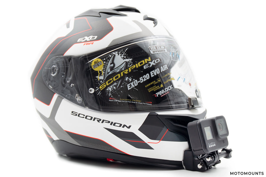 Scorpion EXO-520 helmet mount for GoPro Chin mount