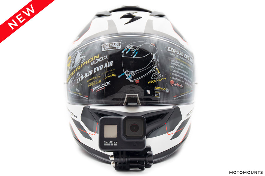 mounting gopro to scorpion helmet Scorpion EXO-520 Chin Mount – Motomounts