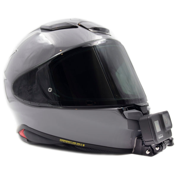 gopro on shoei x 14 helmet Shoei NXR 2/RF1400 Chin Mount – Motomounts