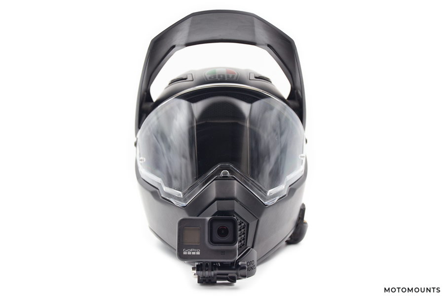 AGV AX9 GoPro camera chin mount