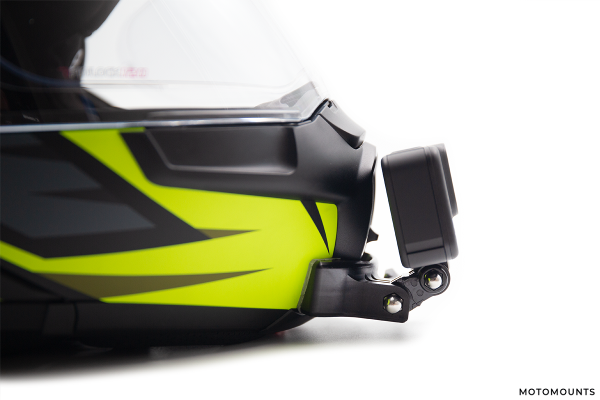 Schuberth E1 GoPro helmet camera chin mount